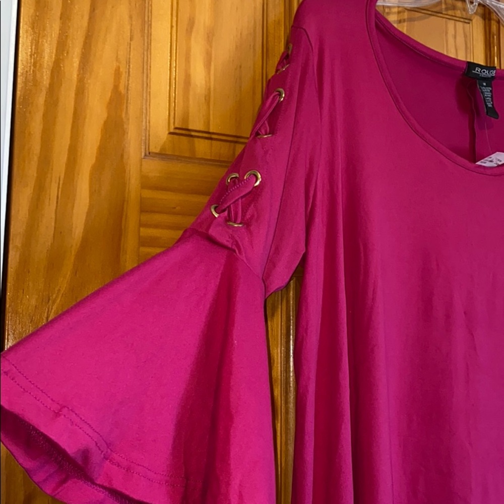 Bell Sleeve Top - Rouge Collection - 1X - Picture 2 of 6